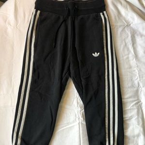 Cropped High Waisted Joggers